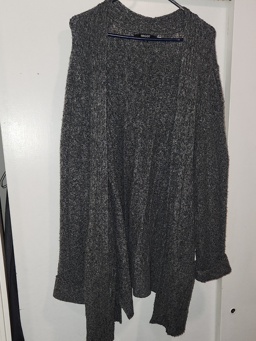 Charcoal Long Cardi